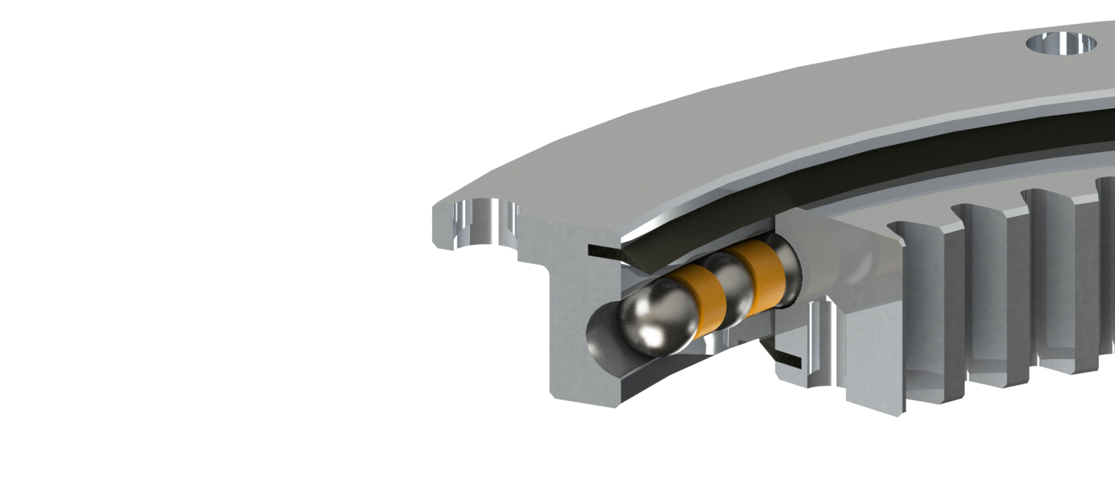 回轉支承發生瞬間斷裂是怎么回事？原因及解決辦法
