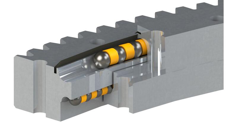 外齒式雙排異徑球轉(zhuǎn)盤(pán)軸承